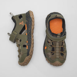 DARK OLIVE, : Drift - Kids' Closed-Toe Sandals Back View
