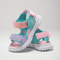 LILAC/PEACH, : Harbor T - Toddlers' Open-Toe Sandals Back View