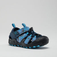 BLUE,BLUE : Crab Print - Kids' Closed-Toe Sandals Main View