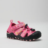 PINK,PINK : Crab Print - Toddlers Closed-Toe Sandals Main View