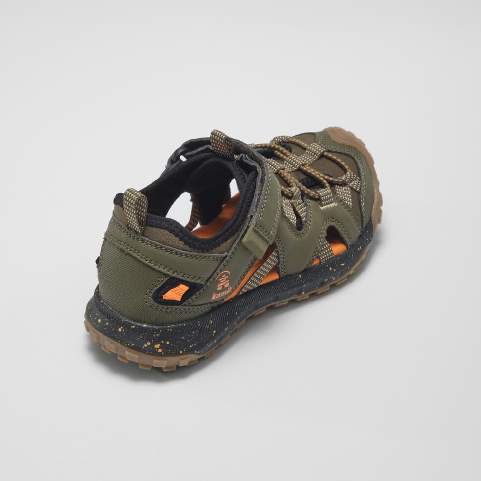DARK OLIVE, : Drift - Kids' Closed-Toe Sandals Inside View