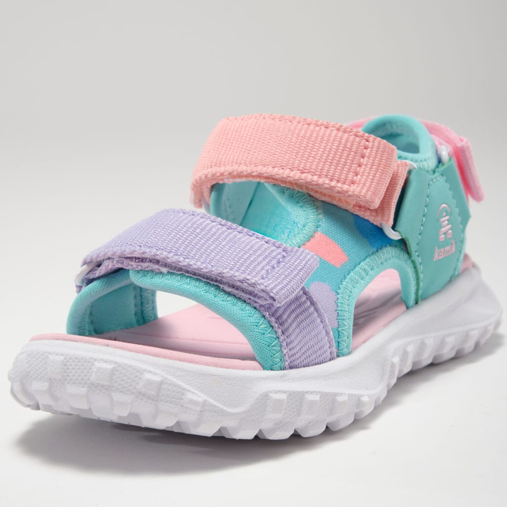 LILAC/PEACH, : Harbor T - Toddlers' Open-Toe Sandals Top View