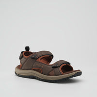 DARK BROWN, : Kibo - Men's Sandals Main View